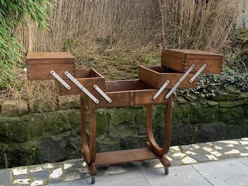Meuble de couture Torck -travailleuse couture vintage année  beschikbaar voor biedingen