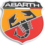 Fiat Abarth metalen plaatje #1, Auto diversen, Autostickers, Verzenden