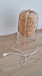 Ikea tafellamp KNIXHULT, bamboe, handgemaakt, Comme neuf, Enlèvement, Moins de 50 cm