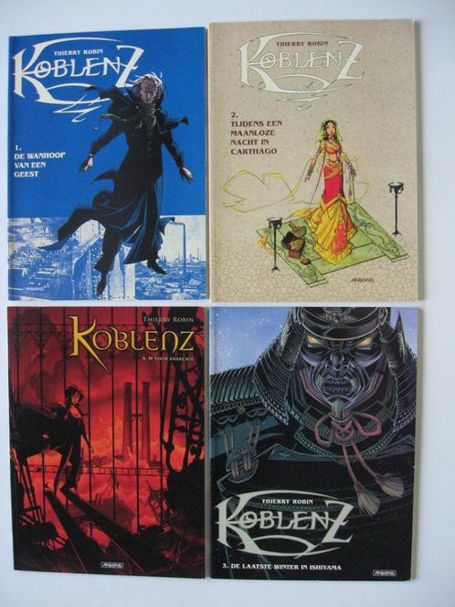 KOBLENZ 1 tot 4 – SC – 1ste dr – Nieuwstaat - complete reeks, Boeken, Stripverhalen, Zo goed als nieuw, Complete serie of reeks