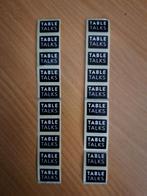 20 spaarzegels Table Talks Delhaize, Verzamelen, Supermarktacties, Ophalen