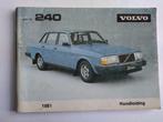 Volvo 240 instructieboekje - 1981, Ophalen
