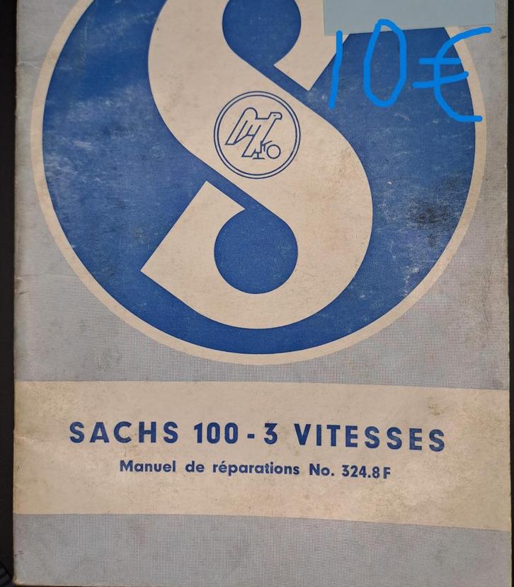 manuel pièces détachées Sachs 100 - 3V, Motos, Modes d'emploi & Notices d'utilisation, Envoi