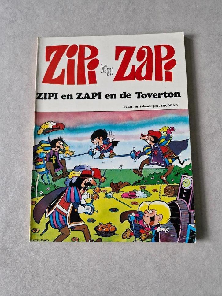 strip Zipi en Zapi en de Toverton, Boeken, Stripverhalen, Gelezen, Eén stripboek, Ophalen of Verzenden