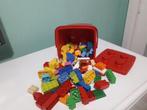 Duplo box met 100 Duplo blokken, Kinderen en Baby's, Duplo, Gebruikt, Ophalen of Verzenden, Losse stenen