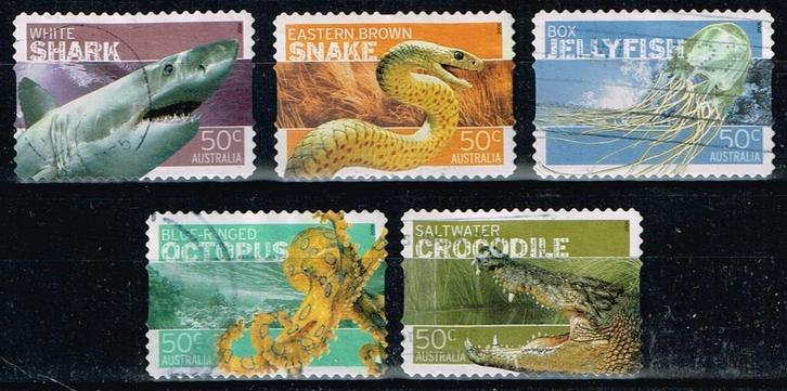 Timbres d'Australie - K 4902 - animaux sauvages, Timbres & Monnaies, Timbres | Océanie, Affranchi, Envoi