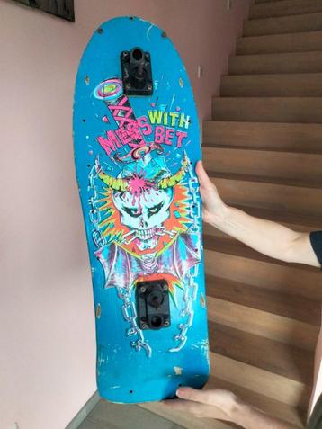 90s vintage skateboard deck graphics Rusher Sports beschikbaar voor biedingen