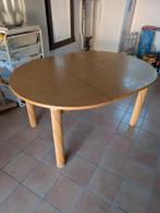 Verlengbare vintage eettafel, Huis en Inrichting, Tafels | Eettafels, Ophalen, Gebruikt, Vijf personen of meer, 100 tot 150 cm