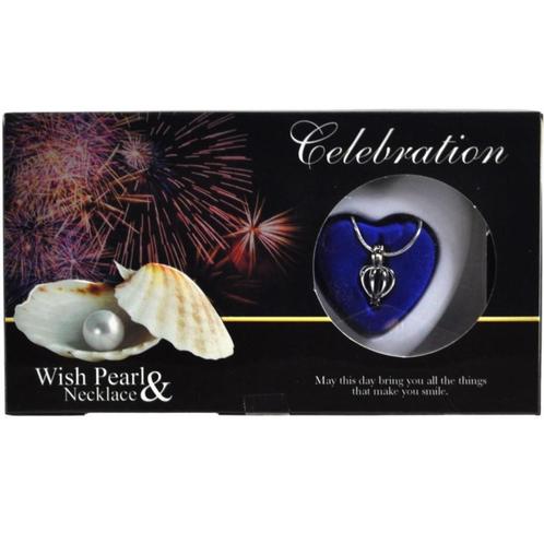 UNIEK  GIFT LOVE PEARL CELEBRATION IN PRACHTIGE VERPAKKING., Handtassen en Accessoires, Kettingen, Nieuw, Steen of Mineraal, Zilver
