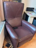 Sta-op stoel Dewert bordeaux rood zgan, Huis en Inrichting, Ophalen, Minder dan 75 cm, Leer, Zo goed als nieuw