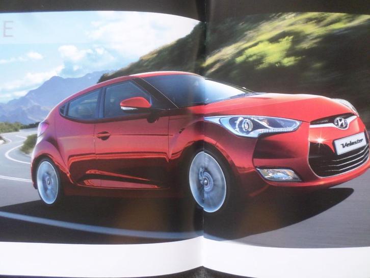 Hyundai Veloster 2011 brochure, Boeken, Auto's | Folders en Tijdschriften, Ophalen of Verzenden