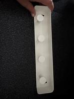 Patère / Portemanteaux blanc - 4 pièces, Nieuw, Minder dan 100 cm, Metaal, Ophalen