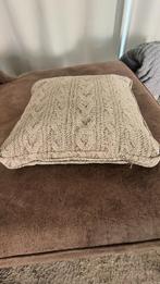 Kussen, Huis en Inrichting, Woonaccessoires | Kussens, Ophalen, Nieuw, Beige, Vierkant