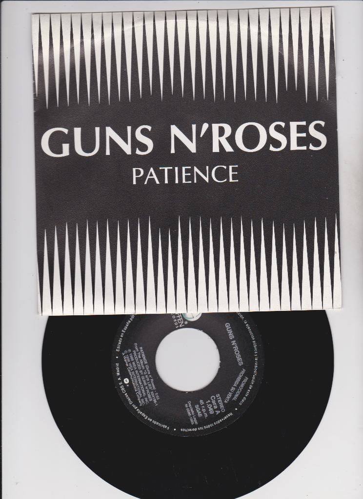 Guns N' Roses – Patience   1989  PROMO   RARE, CD & DVD, Vinyles Singles, Comme neuf, Single, Rock et Metal, 7 pouces, Enlèvement ou Envoi