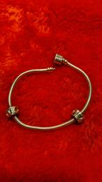 Bracelet PANDORA 19cm, Gris, Avec bracelets à breloques ou perles, Comme neuf, Enlèvement