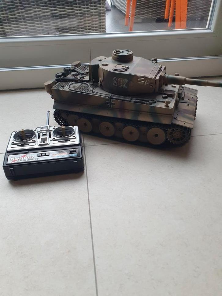 Tiger I Heng Long 1/16 RC tank panzer, Hobby en Vrije tijd, Modelbouw | Radiografisch | Overige, Ophalen of Verzenden