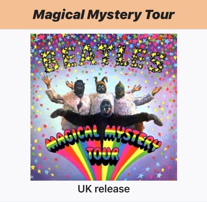 Dubbele EP Magical Mystery Tour - Beatles, Cd's en Dvd's, Vinyl | Pop, Gebruikt, 1960 tot 1980, 10 inch, Ophalen