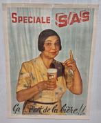Affiche Bier Speciale SAS Ecluse Boortmeerbeek, Verzamelen, Ophalen of Verzenden, Gebruikt, Reclamebord