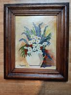 Schilderij bloemen., Ophalen
