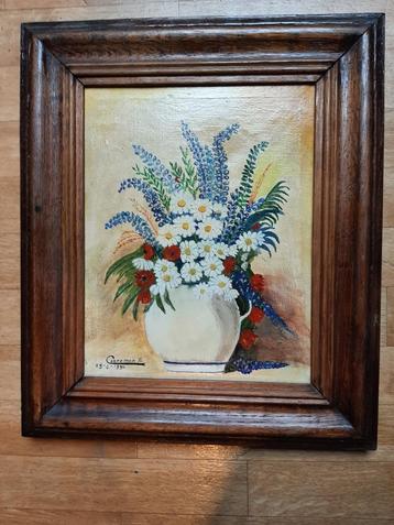 Schilderij bloemen. beschikbaar voor biedingen