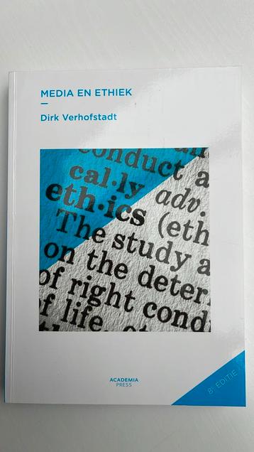 Media en ethiek 2019 beschikbaar voor biedingen