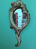 Antieke handspiegel, Antiek en Kunst, Ophalen, Ovaal, Minder dan 50 cm, Minder dan 100 cm