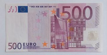 Bankbiljet van 500€ - Duitsland - Trichet - Prachtig  beschikbaar voor biedingen