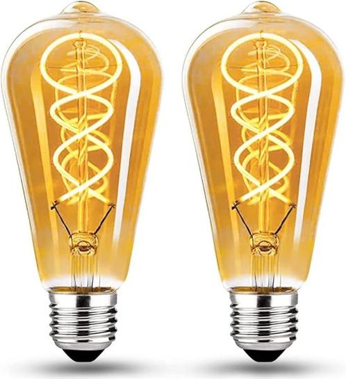 HUSTUNG Ledlamp vintage dimbaar GRATIS LEVERING, Huis en Inrichting, Lampen | Losse lampen, Nieuw, Gloeilamp, 30 tot 60 watt, E27 (groot)