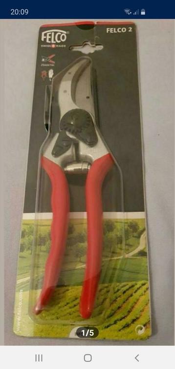secateurs felco 2,4,6,8, droitier et 9 gaucher neuf, Comme neuf