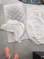 2 Aerosleep matrasbeschermers en hoeslakens 60x90, Ophalen of Verzenden, Gebruikt, Wit