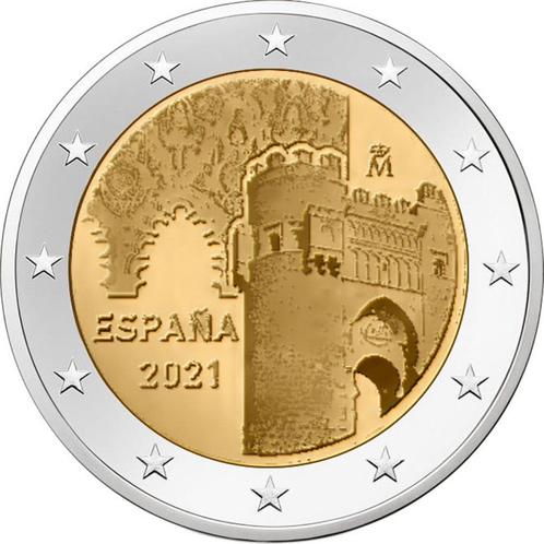 2 euro Spanje 2021 - Toledo (UNC), Postzegels en Munten, Munten | Europa | Euromunten, Losse munt, 2 euro, Spanje, Ophalen of Verzenden