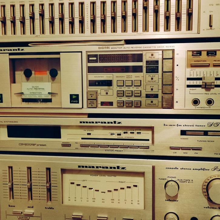 MARANTZ CHAMPAGNE  Hifi-systeem, Audio, Tv en Foto, Stereoketens, Zo goed als nieuw, Ophalen