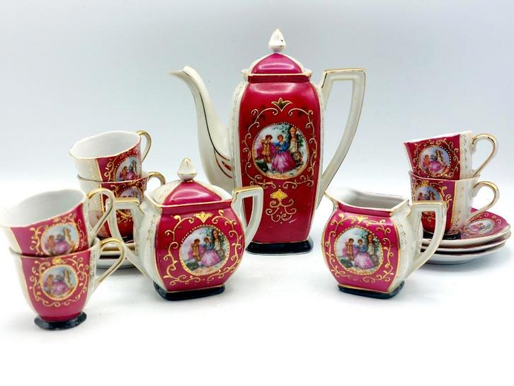 Ensemble de jeu ancien de 15 pièces, Antiquités & Art, Antiquités | Services (vaisselle) complet, Enlèvement