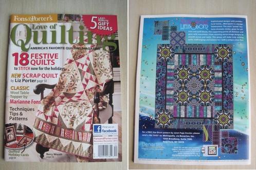 1030 - Fons & Porter's Love of Quilting Nov./Dec. 2011, Boeken, Taal | Engels, Zo goed als nieuw, Ophalen of Verzenden