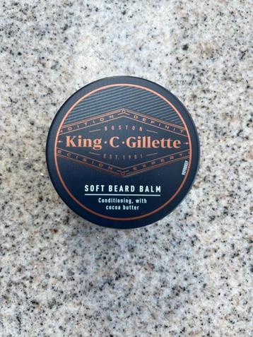 Baume à barbe doux King Gillette, Enlèvement ou Envoi, Neuf, Soin des cheveux