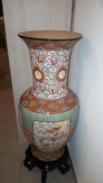 Sublime grand vase decoratif chinois ancien 1m de hauteur, Enlèvement ou Envoi