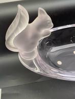 Coupe en cristal de Sèvres aux écureuils dépoli, Enlèvement ou Envoi