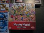 Goliath Wacky World Jigsaw Puzzle 1000 st, Enlèvement ou Envoi, 500 à 1500 pièces, Neuf, Puzzle