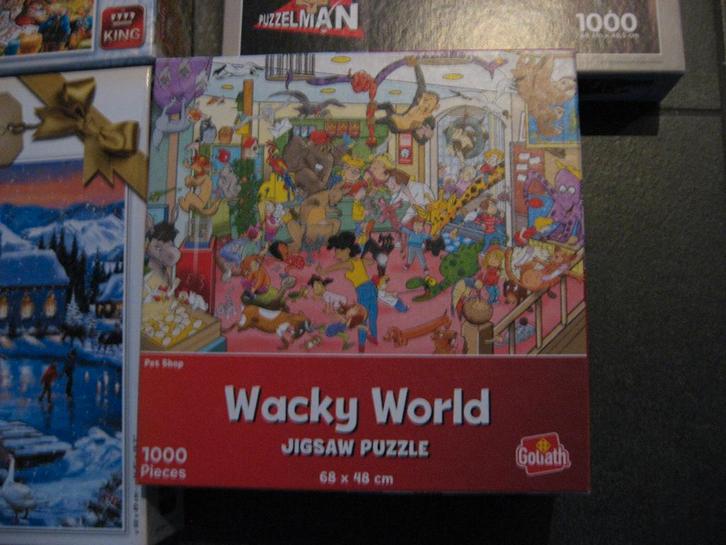 Goliath Wacky World Jigsaw Puzzle 1000 st, Hobby & Loisirs créatifs, Sport cérébral & Puzzles, Neuf, Puzzle, 500 à 1500 pièces