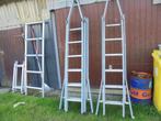 Volledige uitrusting voor Ruitewasser Ladders pompen en slan, Zo goed als nieuw, Ophalen, Schrobmachine