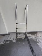 Inox zwembadladder 183 cm, Tuin en Terras, Ophalen, Gebruikt, Ladder