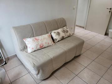 2-zits slaapbank IKEA beige, Enlèvement, Utilisé, Beige