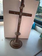 Inri kruis, jezus, kerk, heilig, koper, tin, brons, antiek, Verzenden