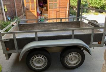 Aanhangwagen dubbelasser  beschikbaar voor biedingen