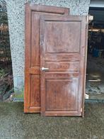 2 audentieke binnendeuren met omlijsting, Doe-het-zelf en Bouw, Ophalen, Gebruikt, Minder dan 80 cm, Binnendeur