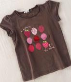 t-shirt fille H&M 5 - 6 y 116 rose fraise, Fille, Chemise ou À manches longues, Utilisé, Enlèvement ou Envoi