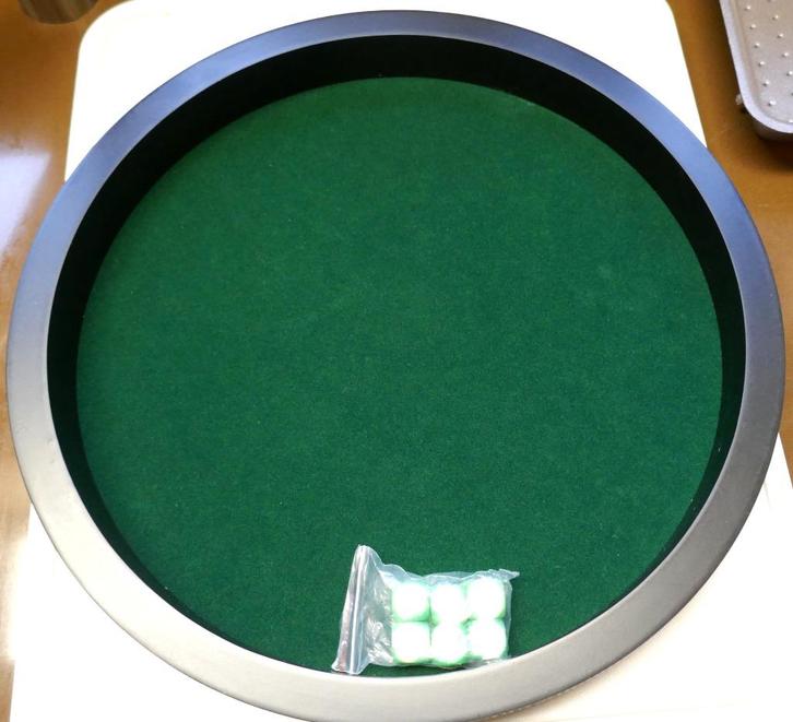 Dobbelsteen bak, hout, als nieuw, Hobby en Vrije tijd, Overige Hobby en Vrije tijd, Ophalen of Verzenden