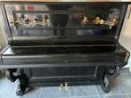Oude buffetpiano Justin Van Hyfte - Mechaniek: Schwander, Muziek en Instrumenten, Ophalen, Gebruikt, Zwart, Piano