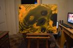 Abstract schilderij met parels, door Joky Kamo, Ophalen