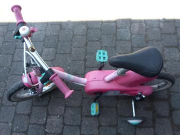 Kinderfiets Unicorn/Eenhoorn Btwin, 14 inch, in prima staat beschikbaar voor biedingen